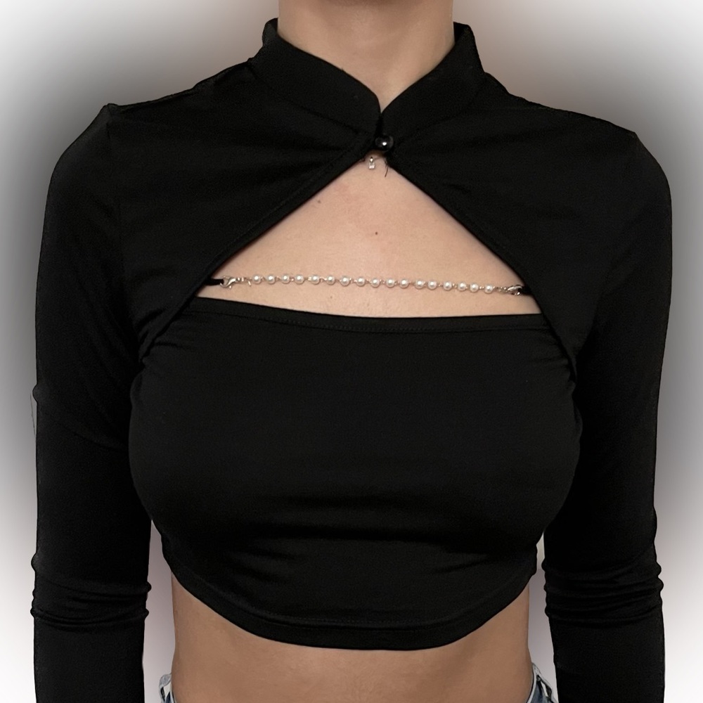 Black Crop Top